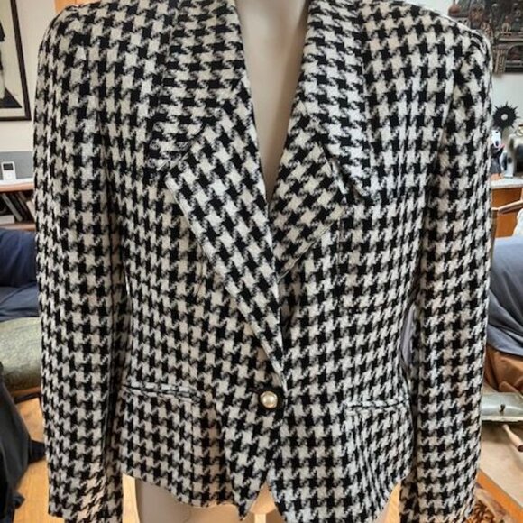 Vintage New Hounds tooth short jacket - Picture 4 of 4
